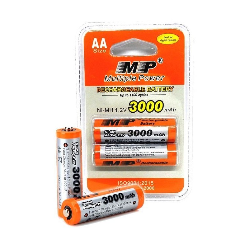 AA Rechargeable Batteries - MP brand